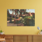 前部ミッションガーデンの景色 キャンバスプリント (インサイチュ (リビング))