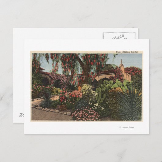 前部ミッションガーデンの景色 ポストカード (正面/裏面)