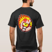 前部不機嫌の背部のFRENZIEDminds! Tシャツ (裏面)