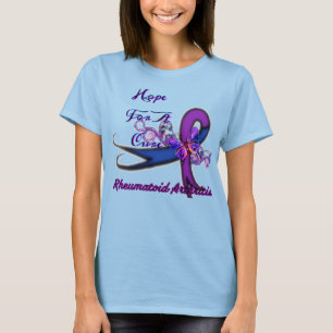 前部女性のRAの希望治療の絞り染めのTシャツ Tシャツ