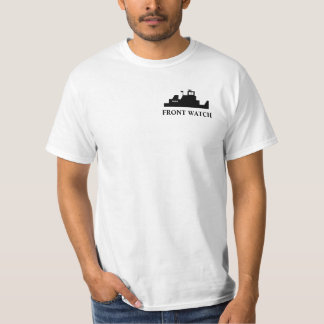 前部腕時計のTowboatのロゴのTシャツ Tシャツ