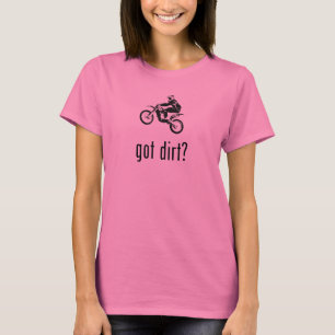 前部道の森を離れてオフロード得られた土のバイクのdirtbike tシャツ
