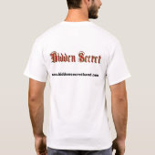 前部/ウェブサイトの背部のロゴ Tシャツ (裏面)