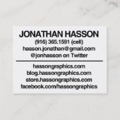 前部 名刺 (裏面)