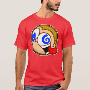 前部、FRENZIEDmindsで熱狂する青で支持して下さい! Tシャツ
