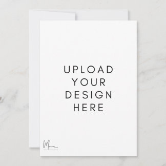 前面および背面招待状カード 招待状