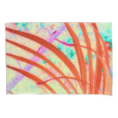 前面が赤に変わる 枕カバー (正面左)