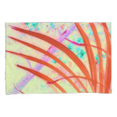 前面が赤に変わる 枕カバー (正面右)