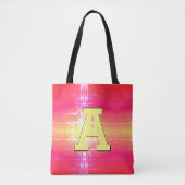 前面と背面のイニシャルをカスタマイズする トートバッグ (正面)