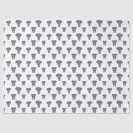 前面と背面の象のパタ数々のーン色 薄葉紙