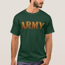 前面に太字の"ARMY"がプリントされたU.S.Army Tシャツ
