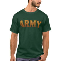 前面に太字の"ARMY"がプリントされたU.S.Army Tシャツ