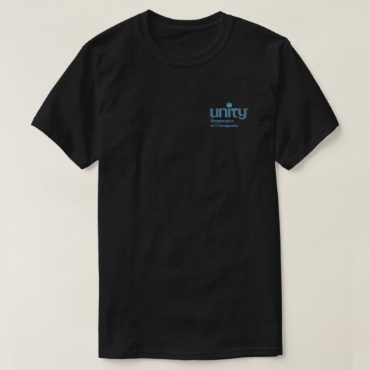 前面のURロゴ、背面のUnityを選択 Tシャツ (デザイン正面)