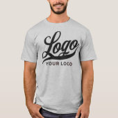 前面+背面プリント。ビジネスロゴGray Men Women Tシャツ (正面)