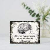 前頭葉俳句の葉書 ポストカード (スタンド正面)