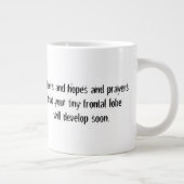 前頭葉俳句マグ ジャンボコーヒーマグカップ (右)