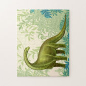 前Historiブラキオサウルスの恐竜のパズル ジグソーパズル (縦)