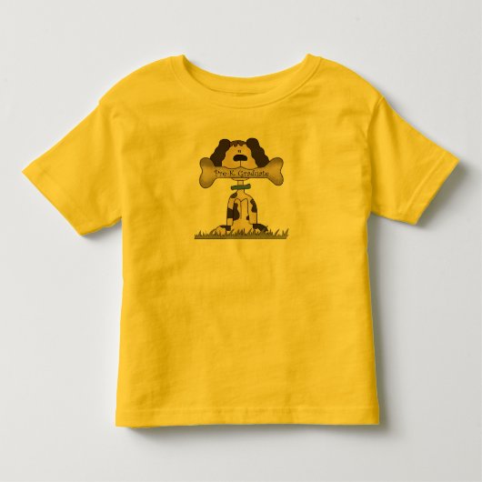 前K卒業のギフト トドラーTシャツ (正面)