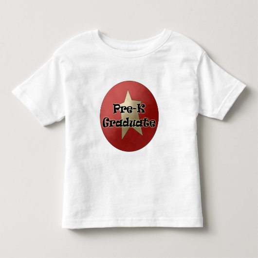 前K卒業のギフト トドラーTシャツ (正面)
