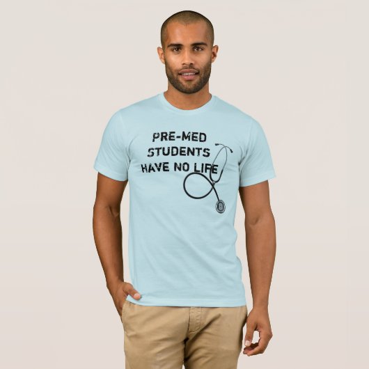 前Med学生の聴診器の人のTシャツ Tシャツ (正面フル)