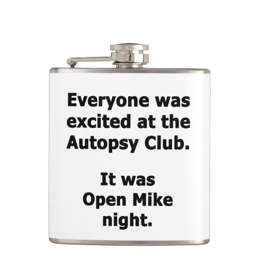 剖検クラブ フラスク (正面)