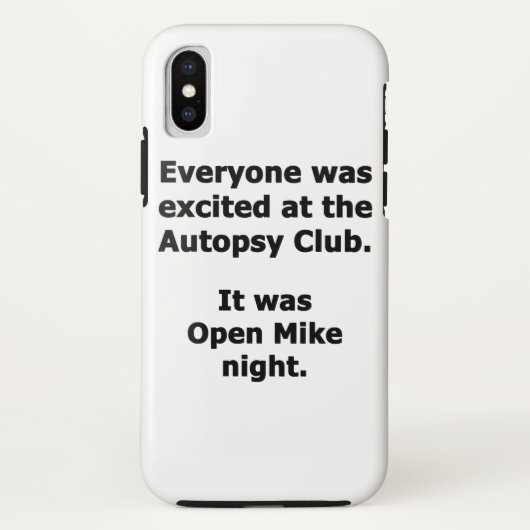 剖検クラブ Case-Mate iPhoneケース (裏面)