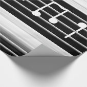 剛毛の音符 ラッピングペーパー (角)