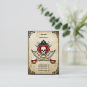 剣およびハート-名刺 名刺 (スタンド正面)