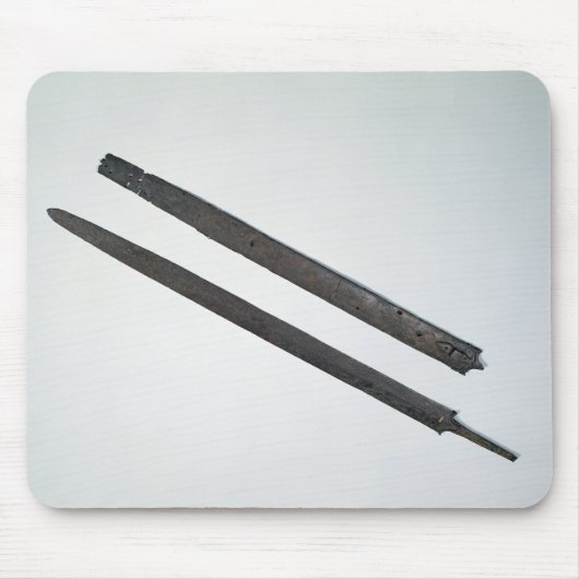 剣そして外装、La Teneからの、スイス連邦共和国 マウスパッド (正面)