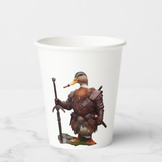 剣でデュルツ 紙コップ (正面)