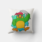 剣で海賊としてオウム クッション (裏面)