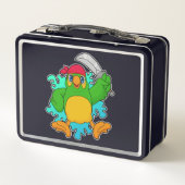 剣で海賊としてオウム メタルランチボックス (裏面)