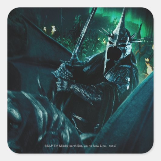 剣で魔法を使う スクエアシール (正面)