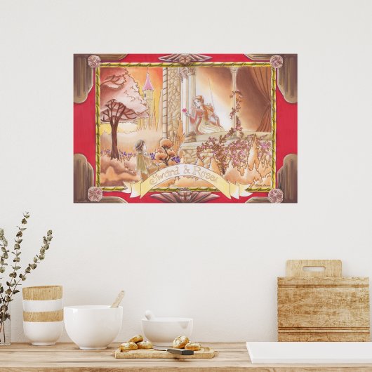 剣とバラ ポスター (キッチン)