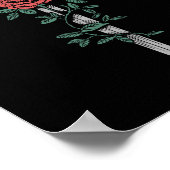 剣とバラ ポスター (角)