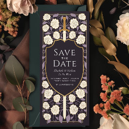 剣と盾 中世ファンタジー Save the Date 招待状