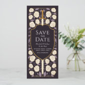 剣と盾 中世ファンタジー Save the Date 招待状 (スタンド正面)