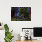 剣と石 ポスター (ホームオフィス)