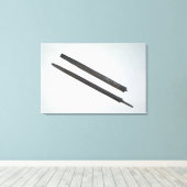 剣と鞘、スイスのラテンから キャンバスプリント (インサイチュ (ウッドフロア))