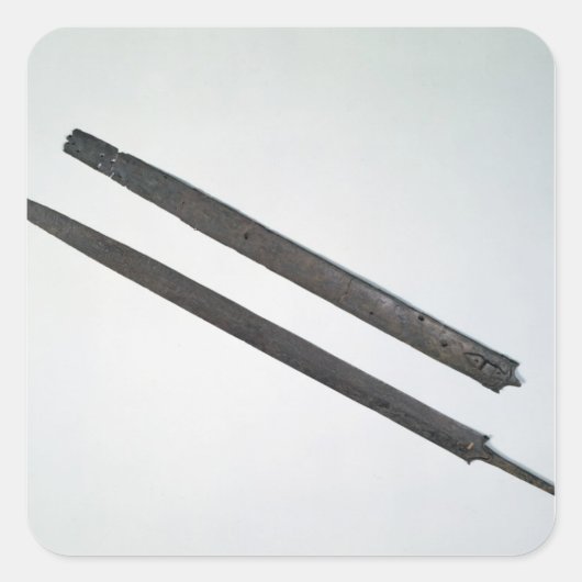 剣と鞘、スイスのラテンから スクエアシール (正面)