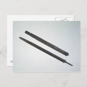 剣と鞘、スイスのラテンから ポストカード (正面/裏面)