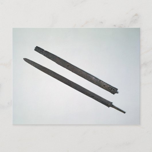 剣と鞘、スイスのラテンから ポストカード (正面)