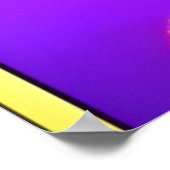 剣のように強力な編集可能文字。 ポスター (角)