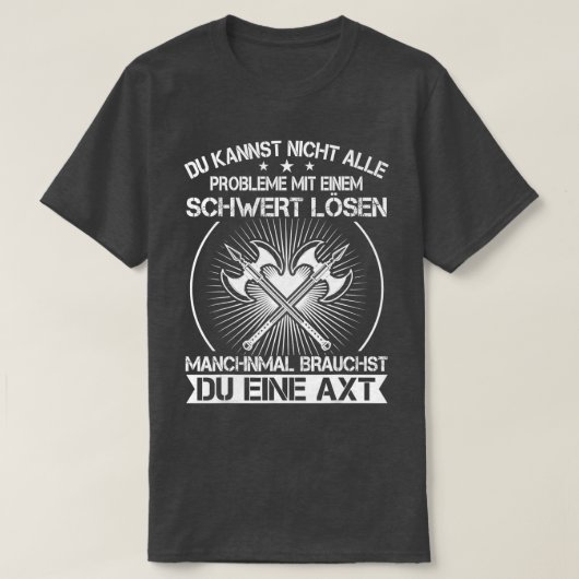 剣のバイキング Tシャツ (デザイン正面)