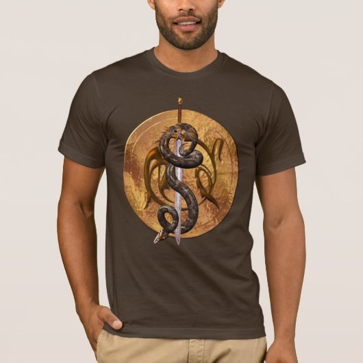 剣のヘビ Tシャツ (正面)