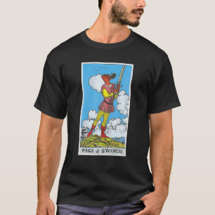 剣のペースタロットカードのオカルト信仰の神格化 Tシャツ
