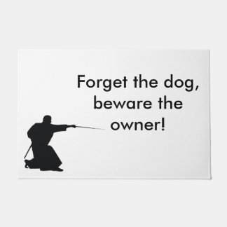 剣のマスターの玄関マット ドアマット