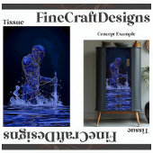 剣の切り離し右150の青いノーブルナイト 薄葉紙