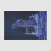 剣の切り離し150を持つ青いノーブル離れキナイト 薄葉紙 (正面)