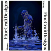 剣の切り離し150を持つ青いノーブル離れキナイト 薄葉紙